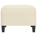 Casa si Gradina - Mobilier - Scaune si fotolii - Tabureti - Taburet, crem, 70x55x41 cm, piele ecologica - Infinity.ro