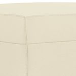 Casa si Gradina - Mobilier - Scaune si fotolii - Tabureti - Taburet, crem, 70x55x41 cm, piele ecologica - Infinity.ro