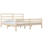 Casa si Gradina - Mobilier - Paturi si accesorii - Paturi - Cadru de pat, 140x190 cm, lemn masiv de pin - Infinity.ro