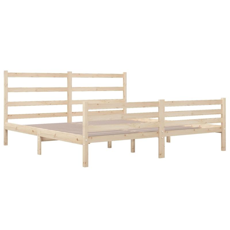 Casa si Gradina - Mobilier - Paturi si accesorii - Paturi - Cadru de pat, 140x190 cm, lemn masiv de pin - Infinity.ro