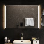 Casa si Gradina - Decoratiuni - Oglinzi - Oglinda de baie cu LED, 90x60 cm - Infinity.ro