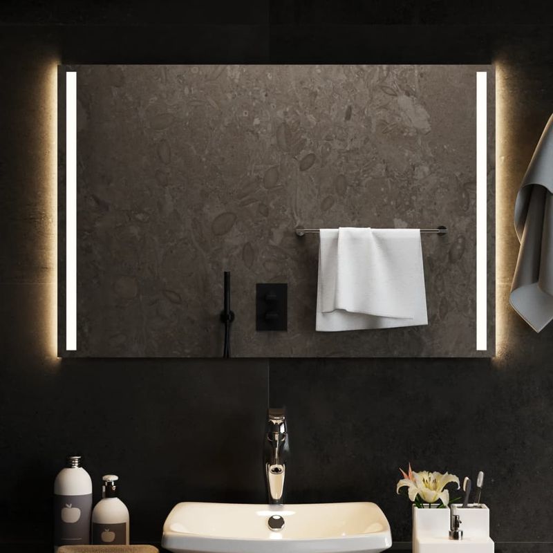 Casa si Gradina - Decoratiuni - Oglinzi - Oglinda de baie cu LED, 90x60 cm - Infinity.ro