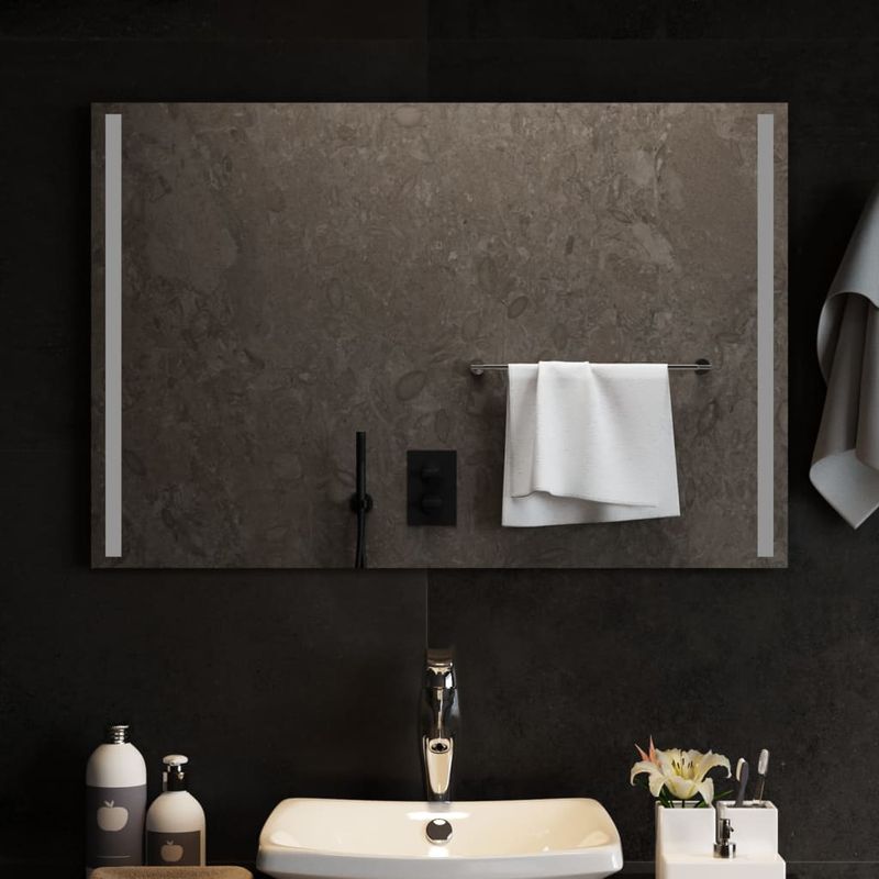 Casa si Gradina - Decoratiuni - Oglinzi - Oglinda de baie cu LED, 90x60 cm - Infinity.ro