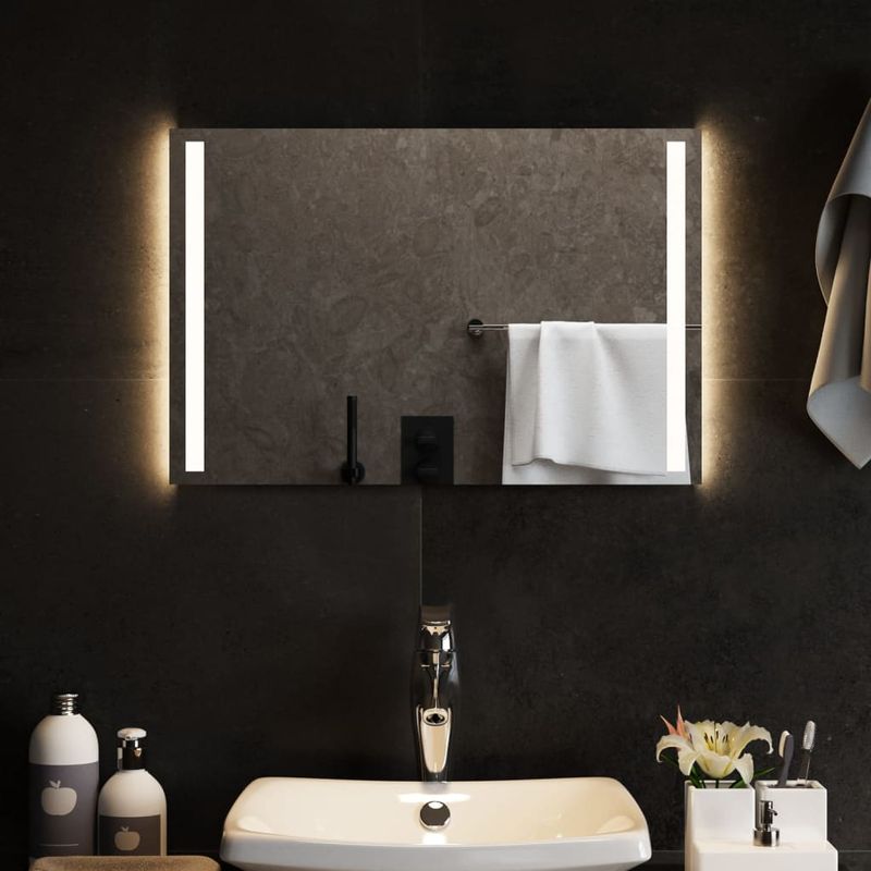 Casa si Gradina - Decoratiuni - Oglinzi - Oglinda de baie cu LED, 60x40 cm - Infinity.ro