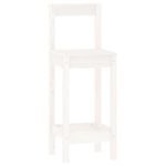 Casa si Gradina - Mobilier - Seturi de mobilier - Seturi bucatarie - Set mobilier de bar, 3 piese, alb, lemn masiv de pin - Infinity.ro