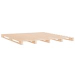 Casa si Gradina - Mobilier - Paturi si accesorii - Paturi - Cadru de pat King Size, 150x200 cm, lemn masiv de pin - Infinity.ro