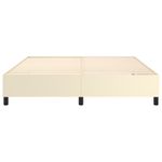 Casa si Gradina - Mobilier - Paturi si accesorii - Paturi - Cadru de pat, crem, 160x200 cm, piele ecologica - Infinity.ro