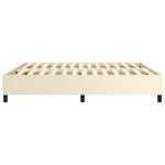 Casa si Gradina - Mobilier - Paturi si accesorii - Paturi - Cadru de pat, crem, 160x200 cm, piele ecologica - Infinity.ro