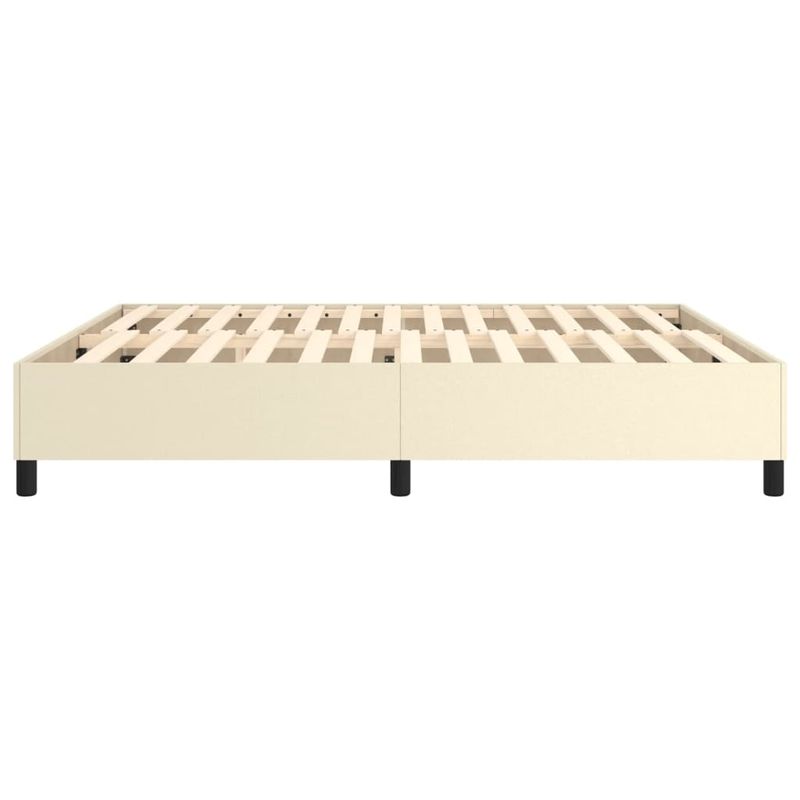 Casa si Gradina - Mobilier - Paturi si accesorii - Paturi - Cadru de pat, crem, 160x200 cm, piele ecologica - Infinity.ro