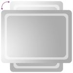 Casa si Gradina - Decoratiuni - Oglinzi - Oglinda de baie cu LED, 60x80 cm - Infinity.ro