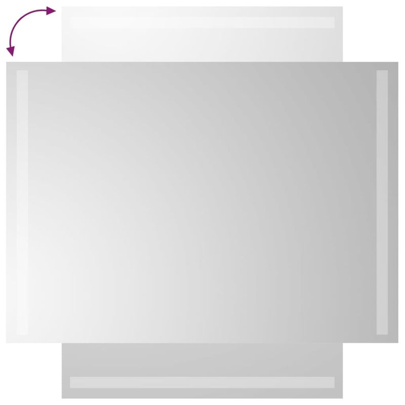 Casa si Gradina - Decoratiuni - Oglinzi - Oglinda de baie cu LED, 50x70 cm - Infinity.ro
