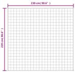 Casa si Gradina - Textile si covoare - Lenjerii de pat - Cearceafuri de pat - Patura grea, albastru, 220x230 cm, 15 kg, material textil - Infinity.ro