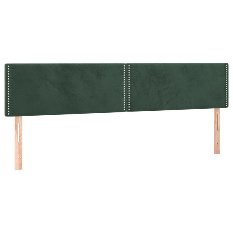 Casa si Gradina - Mobilier - Paturi si accesorii - Paturi - Pat box spring cu saltea, verde inchis, 180x200 cm, catifea - Infinity.ro