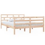 Casa si Gradina - Mobilier - Paturi si accesorii - Paturi - Cadru de pat, 140x190 cm, lemn masiv de pin - Infinity.ro