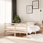 Casa si Gradina - Mobilier - Paturi si accesorii - Paturi - Cadru de pat, 140x190 cm, lemn masiv de pin - Infinity.ro