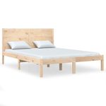 Casa si Gradina - Mobilier - Paturi si accesorii - Paturi - Cadru de pat King Size, 150x200 cm, lemn masiv - Infinity.ro
