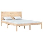 Casa si Gradina - Mobilier - Paturi si accesorii - Paturi - Cadru de pat King Size, 150x200 cm, lemn masiv - Infinity.ro