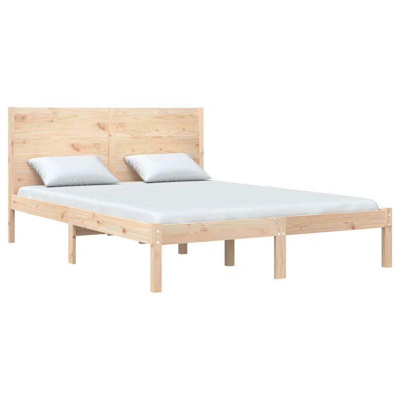 Casa si Gradina - Mobilier - Paturi si accesorii - Paturi - Cadru de pat King Size, 150x200 cm, lemn masiv - Infinity.ro