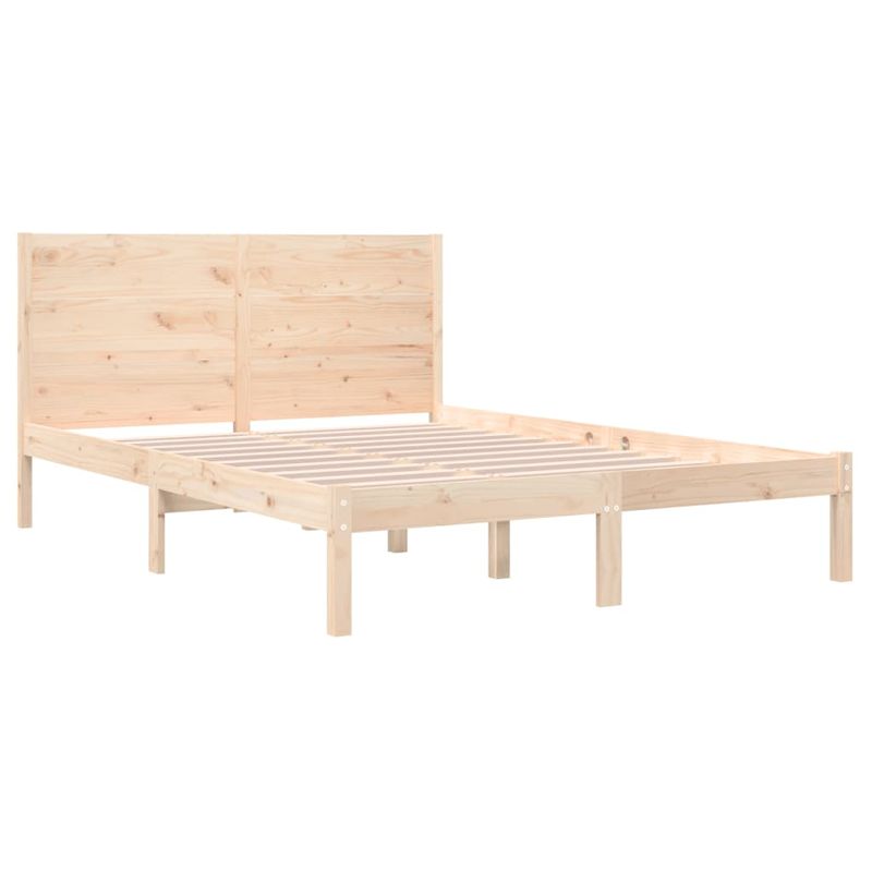Casa si Gradina - Mobilier - Paturi si accesorii - Paturi - Cadru de pat King Size, 150x200 cm, lemn masiv - Infinity.ro