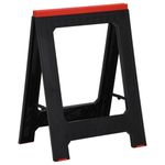 Casa si Gradina - Constructii - Scule de mana si unelte - Scari de lucru - Estacade lucru pliabile 2 buc negru & rosu 350 kg polipropilena - Infinity.ro