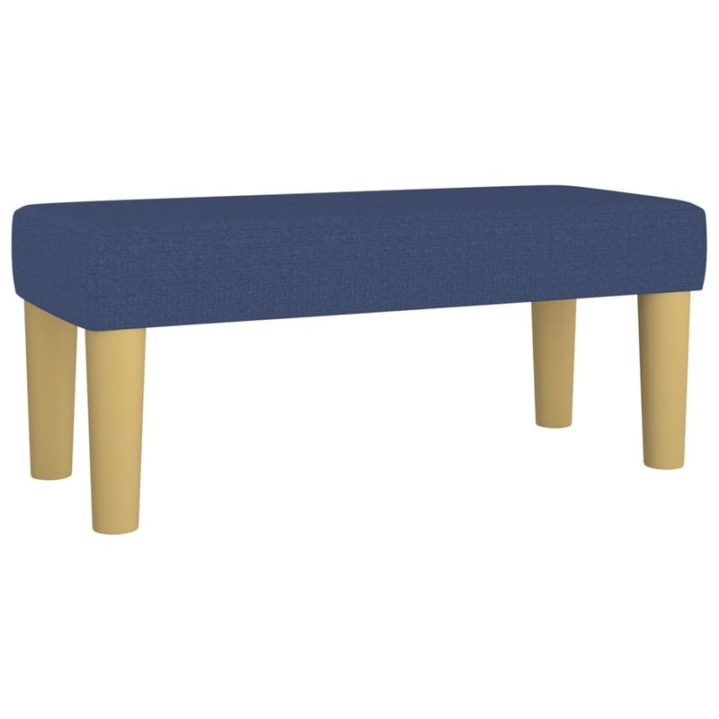 Casa si Gradina - Mobilier - Paturi si accesorii - Paturi - Pat box spring cu saltea, albastru, 90x190 cm, textil - Infinity.ro