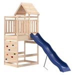Jucarii, Copii si Bebe - Jucarii si jocuri - Jucarii de exterior - Spatii de joaca si accesorii - Set de joaca pentru exterior, lemn masiv de pin - Infinity.ro