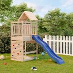 Jucarii, Copii si Bebe - Jucarii si jocuri - Jucarii de exterior - Spatii de joaca si accesorii - Set de joaca pentru exterior, lemn masiv de pin - Infinity.ro