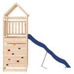 Jucarii, Copii si Bebe - Jucarii si jocuri - Jucarii de exterior - Spatii de joaca si accesorii - Set de joaca pentru exterior, lemn masiv de pin - Infinity.ro