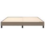 Casa si Gradina - Mobilier - Paturi si accesorii - Paturi - Cadru de pat box spring, gri taupe, 160x200 cm, textil, înălțime 25 cm - Infinity.ro
