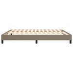 Casa si Gradina - Mobilier - Paturi si accesorii - Paturi - Cadru de pat box spring, gri taupe, 160x200 cm, textil, înălțime 25 cm - Infinity.ro