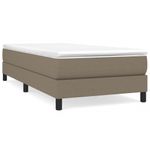 Casa si Gradina - Mobilier - Paturi si accesorii - Paturi - Cadru de pat, gri taupe, 80x200 cm, material textil - Infinity.ro