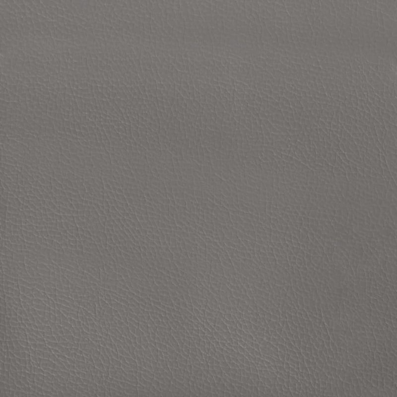 Casa si Gradina - Mobilier - Paturi si accesorii - Paturi - Cadru de pat cu tablie, gri, 200x200 cm, piele ecologica - Infinity.ro