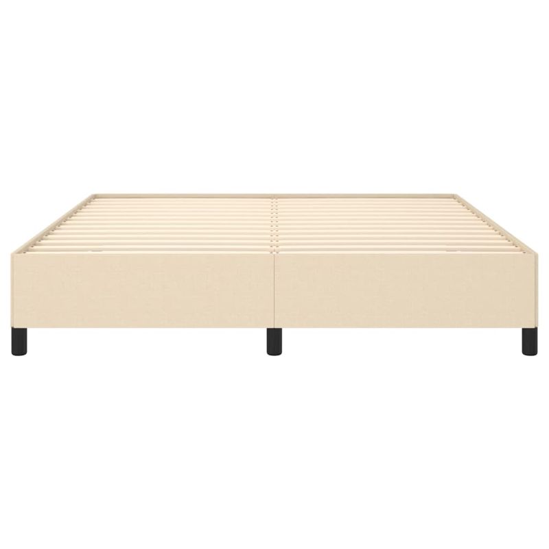 Casa si Gradina - Mobilier - Paturi si accesorii - Paturi - Cadru de pat, crem, 180 x 200 cm, material textil - Infinity.ro