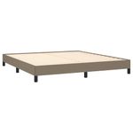 Casa si Gradina - Mobilier - Paturi si accesorii - Paturi - Cadru de pat, gri taupe, 160 x 200 cm, material textil - Infinity.ro