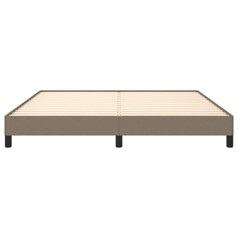 Casa si Gradina - Mobilier - Paturi si accesorii - Paturi - Cadru de pat, gri taupe, 160 x 200 cm, material textil - Infinity.ro