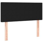 Casa si Gradina - Mobilier - Paturi si accesorii - Paturi - Pat box spring cu saltea, negru, 90x190 cm, textil - Infinity.ro