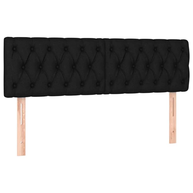 Casa si Gradina - Mobilier - Paturi si accesorii - Paturi - Pat box spring cu saltea, negru, 160x200 cm, textil - Infinity.ro