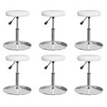 Casa si Gradina - Mobilier - Scaune si fotolii - Scaune - Scaune de bucatarie, 6 buc., alb, piele ecologica - Infinity.ro