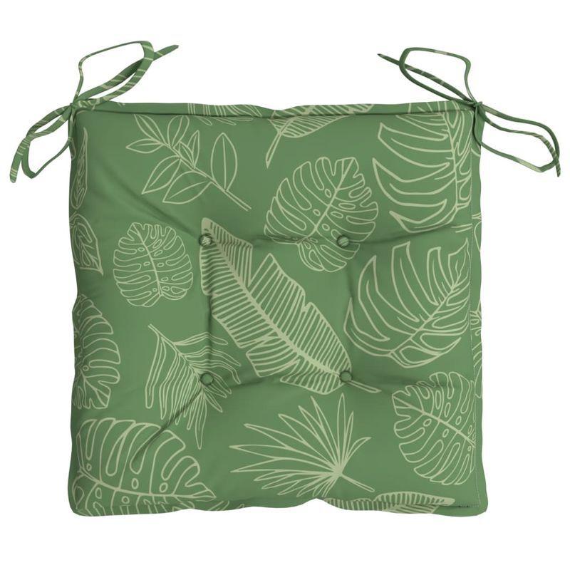 Casa si Gradina - Textile si covoare - Perne si pilote - Perne decorative - Perne de scaun, 6 buc., 40x40x7 cm, textil, model frunze - Infinity.ro