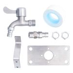 Casa si Gradina - Gradinarit si plante - Instalatii si accesorii pentru irigatii - Furtunuri de gradina si accesorii - Coloana de apa de gradina, 60 cm, otel inoxidabil, rotund - Infinity.ro