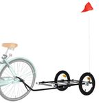 Sport si Outdoor - Ciclism - Accesorii pentru biciclete - Remorci biciclete - Remorca de bicicleta, negru, 126x63x34 cm, fier - Infinity.ro