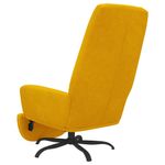 Casa si Gradina - Mobilier - Scaune si fotolii - Fotolii - Fotoliu de relaxare cu taburet, galben mustar, catifea - Infinity.ro
