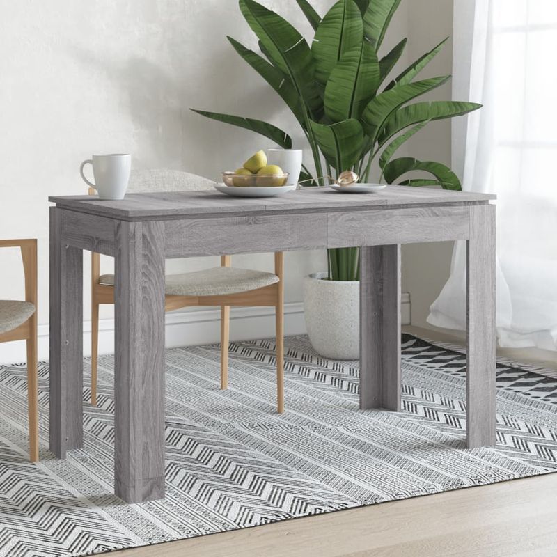 Casa si Gradina - Mobilier - Mese si birouri - Mese bucatarie si dining - Masa de bucatarie, sonoma gri, 120x60x76 cm, lemn prelucrat - Infinity.ro