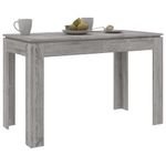 Casa si Gradina - Mobilier - Mese si birouri - Mese bucatarie si dining - Masa de bucatarie, sonoma gri, 120x60x76 cm, lemn prelucrat - Infinity.ro