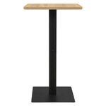 Casa si Gradina - Mobilier - Mese si birouri - Mese bucatarie si dining - Masa de bistro, culoarea stejarului, 70x70x107 cm - Infinity.ro