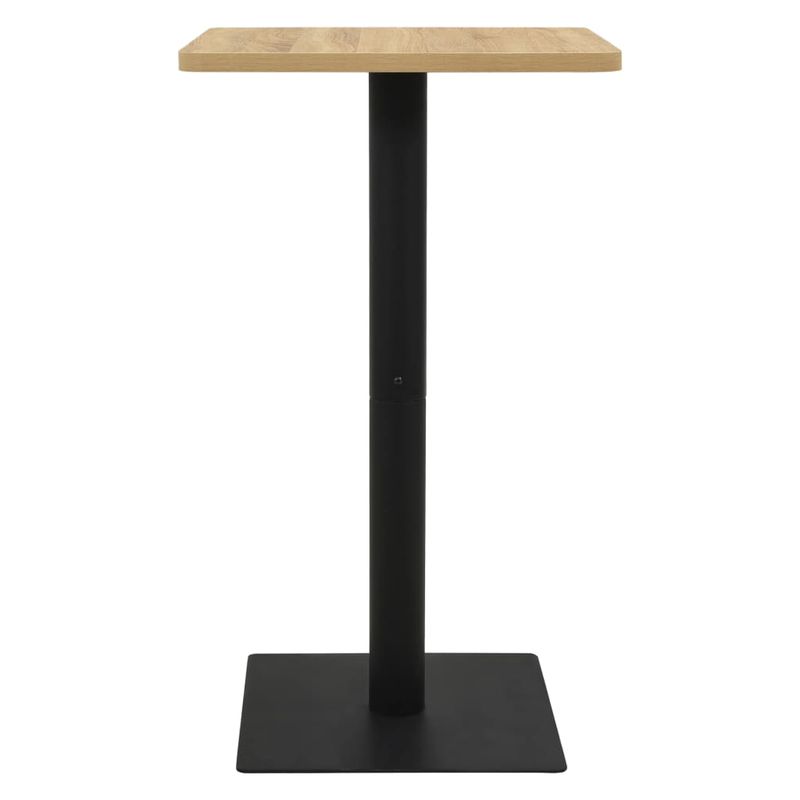 Casa si Gradina - Mobilier - Mese si birouri - Mese bucatarie si dining - Masa de bistro, culoarea stejarului, 70x70x107 cm - Infinity.ro
