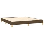 Casa si Gradina - Mobilier - Paturi si accesorii - Paturi - Cadru de pat box spring, maro inchis, 160x200 cm, textil - Infinity.ro