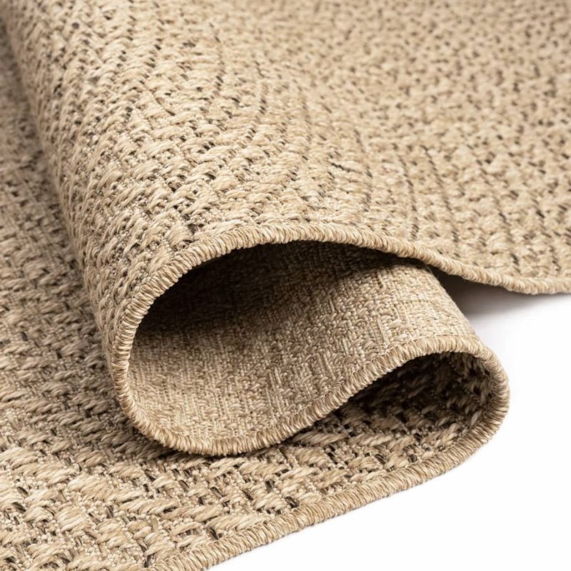 Casa si Gradina - Textile si covoare - Covoare - Covoare casa - Covor 80x150 cm aspect iută pentru interior și exterior, model rotund - Infinity.ro