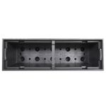 Casa si Gradina - Gradinarit si plante - Plante si ghivece - Ghivece si suporturi - Jardiniera cu interior detasabil, antracit, 12 / 44 L, PP ratan - Infinity.ro