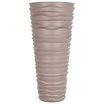 Casa si Gradina - Gradinarit si plante - Plante si ghivece - Ghivece si suporturi - Jardiniera cu interior detasabil, mocha, 18/45 L, PP canelat - Infinity.ro